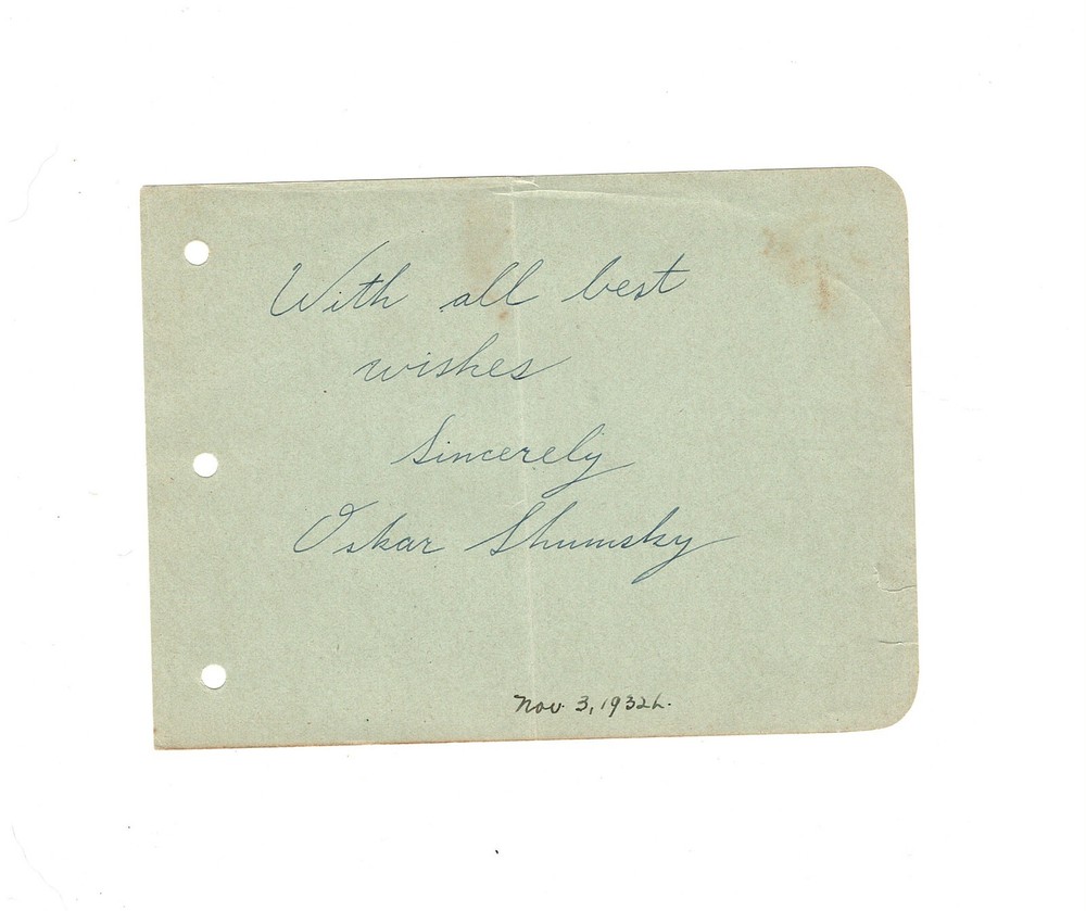 music autographs classical