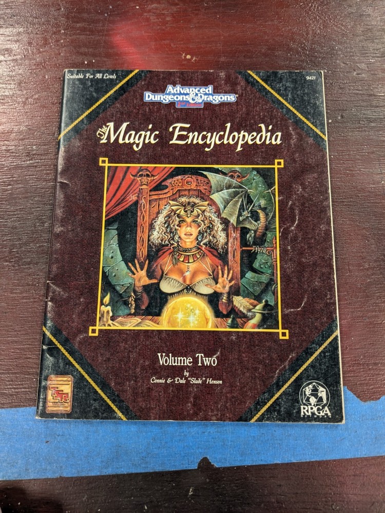 Magic Encyclopedia Volume Two 9421 Advanced Dungeons & Dragons 2nd Edition