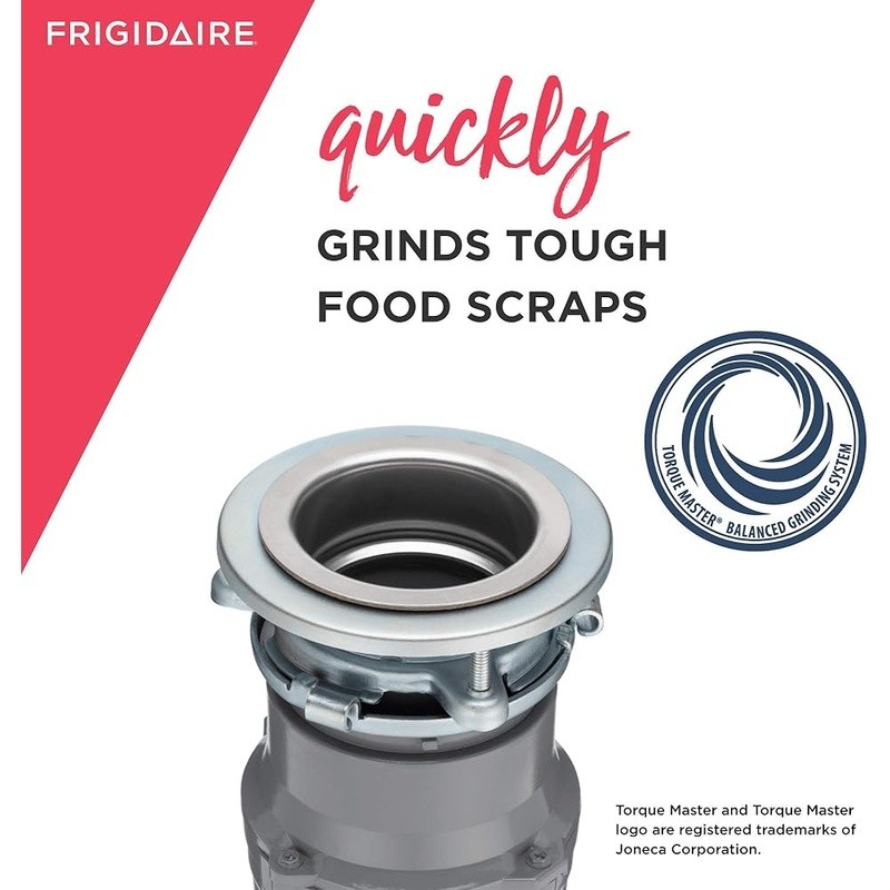 Powerful Quiet Garbage Disposal High Speed Torque Grinding Compact Design New