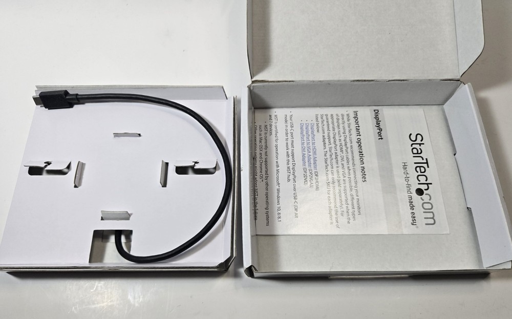 Startech.com MSTCDP122DP MST Hub DisplayPort over USB-C to 2x DP