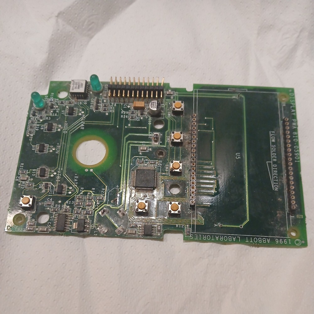 Abbot 810-05901 Infusion Pump Front Control Panel & LCD Display for Plum XLR