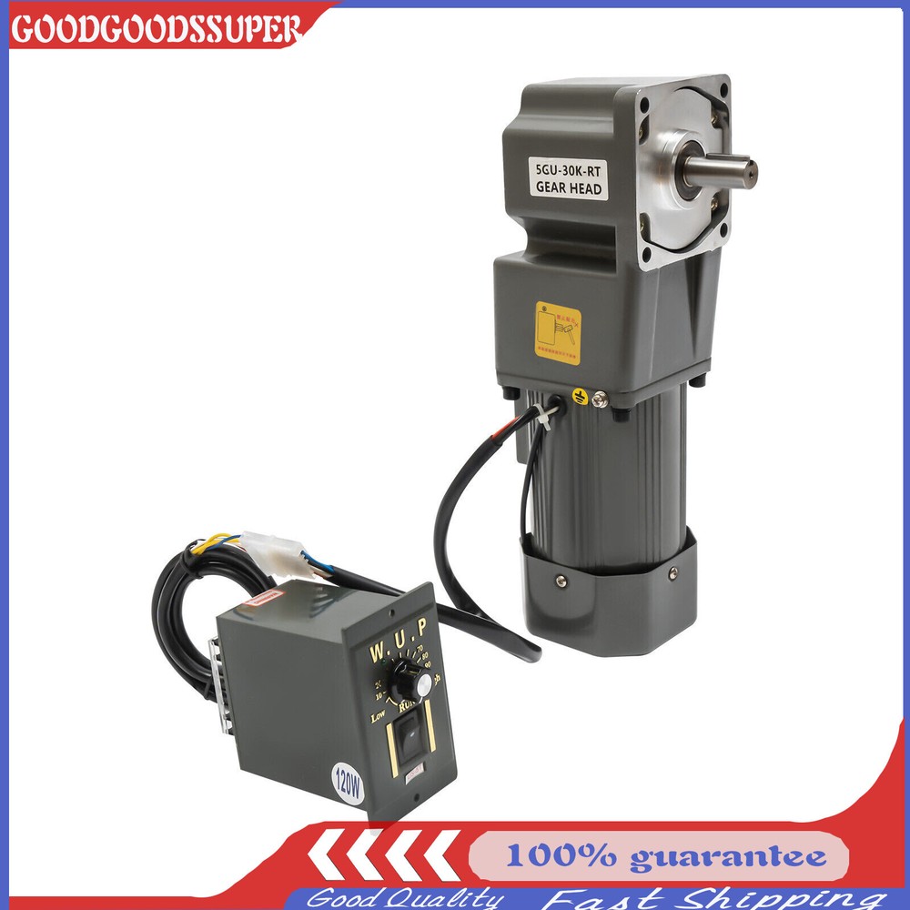 120W 30K Medium Solid Motor Speed Reduction Motor Speed Governor 90° Right Angle