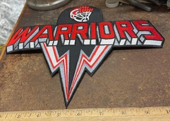 Warriors Embroidered Back Patch (NOS)