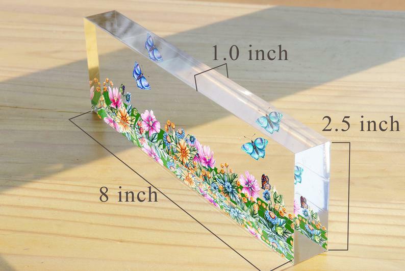 Acrylic Desk Personalized Name Plate for Custom Office Decor
