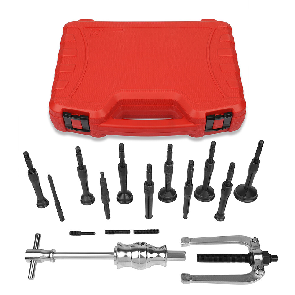 16Pcs Bush Bearing Puller Blind Hole Pilot Internal Extractor Removal Tool Set