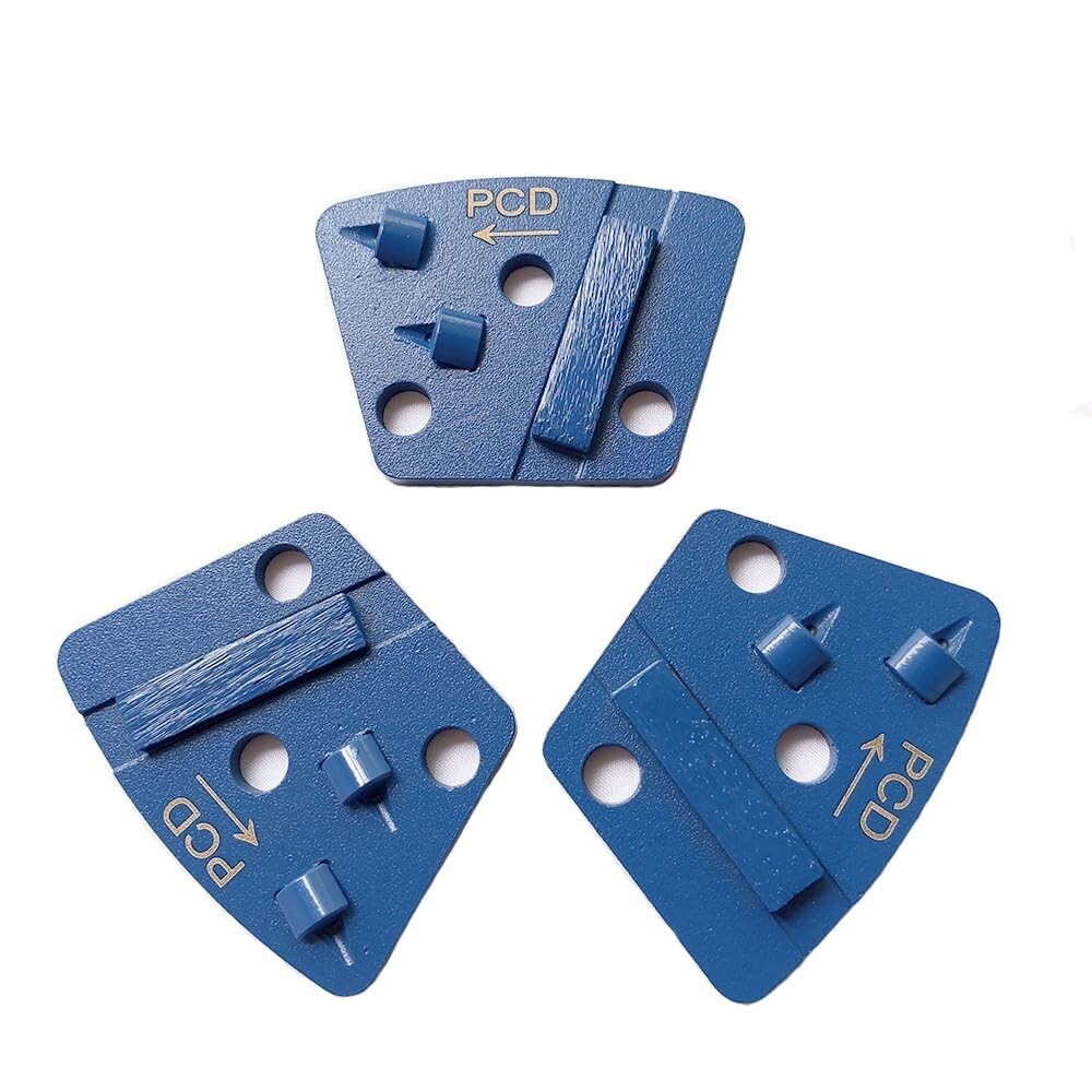 3Pcs Diamond Grinding Disc Set for Concrete Epoxy Removal None Thread Left