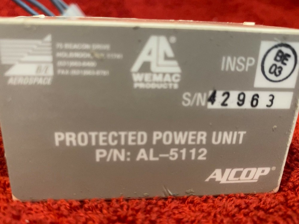 WEMAC PROTECTED POWER UNIT P/N AL-5112