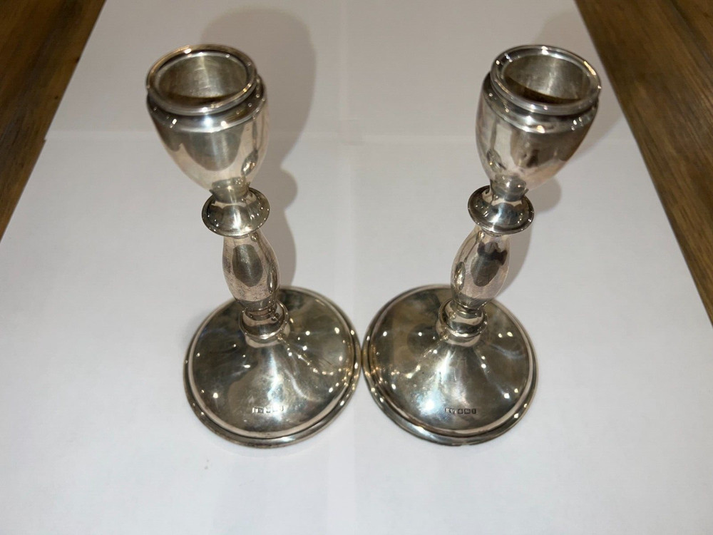 Henry Wigfull Sheffield Sterling Candlesticks
