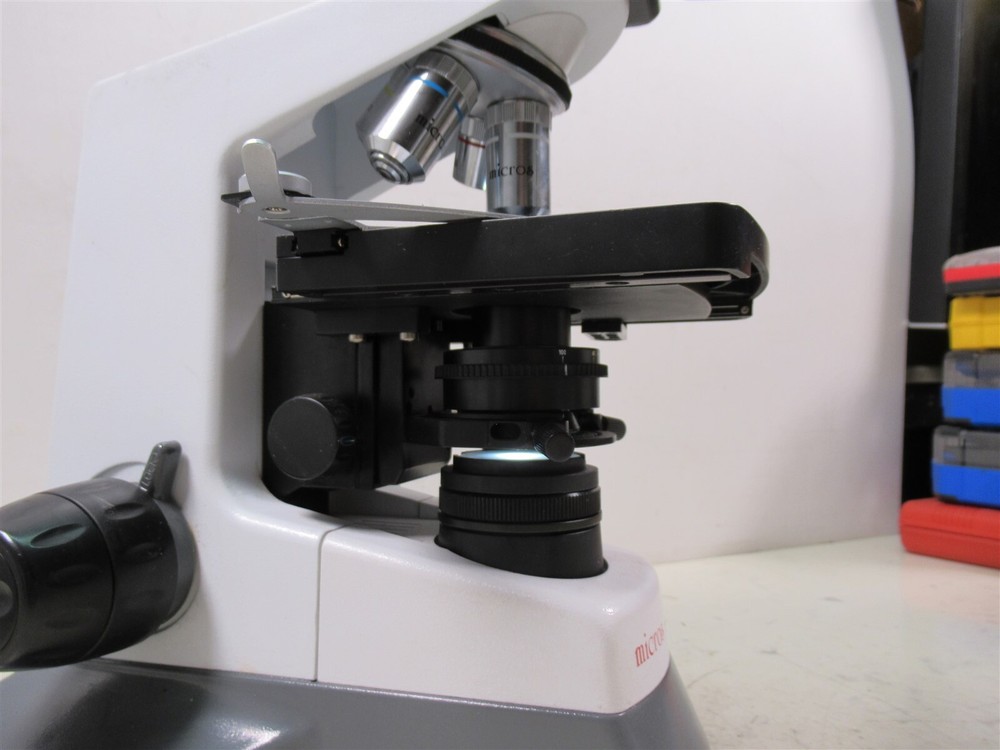 Micros Austria Daffodil Binocular Microscope 4 Objectives & Eyepieces MCX100LED