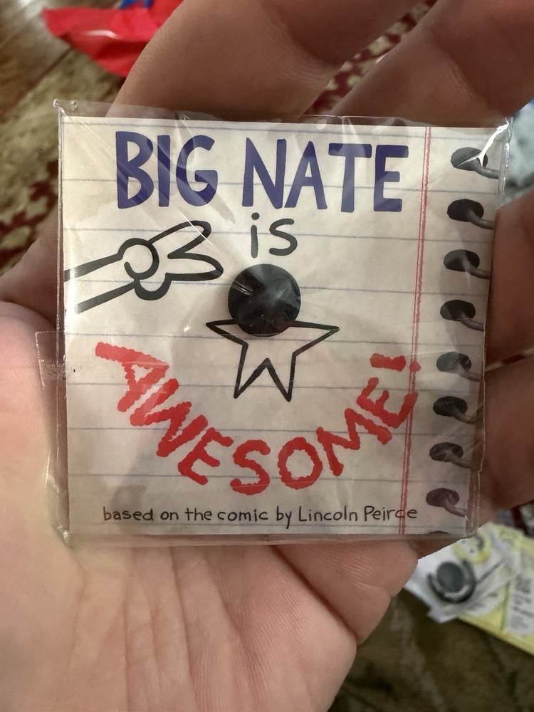 Big Nate Nickelodeon Enamel Pin From SDCC NEW