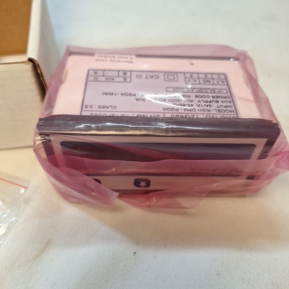 12G480 Digital Panel Meter: Digital Panel Meter, AC Current, 0 Display Span