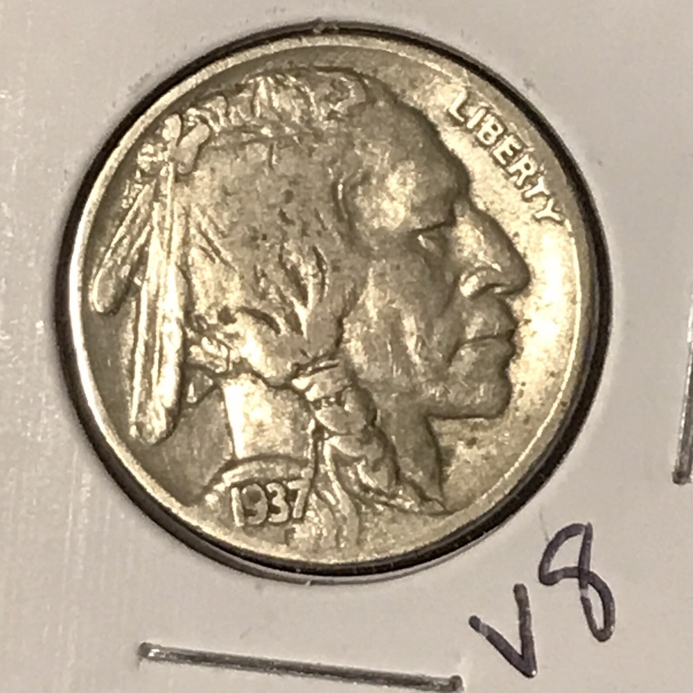 1937 Buffalo Nickel VF