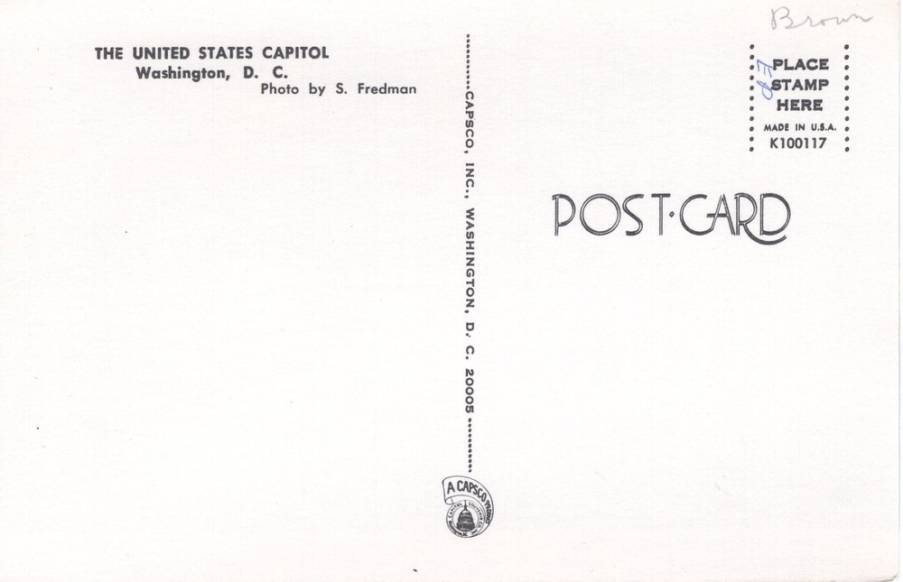 THE U.S. CAPITOL, WASHINGTON, D.C. - PC1449