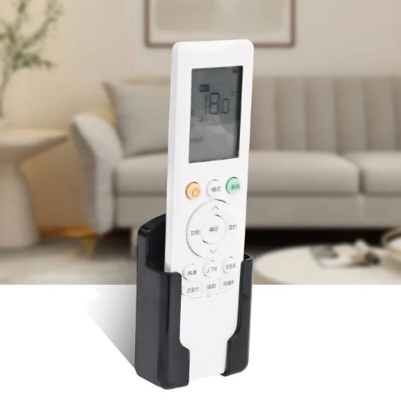 Remote Control Bracket Wall Mounted Black 1PCS WE-9885D6-6 TV Accessory