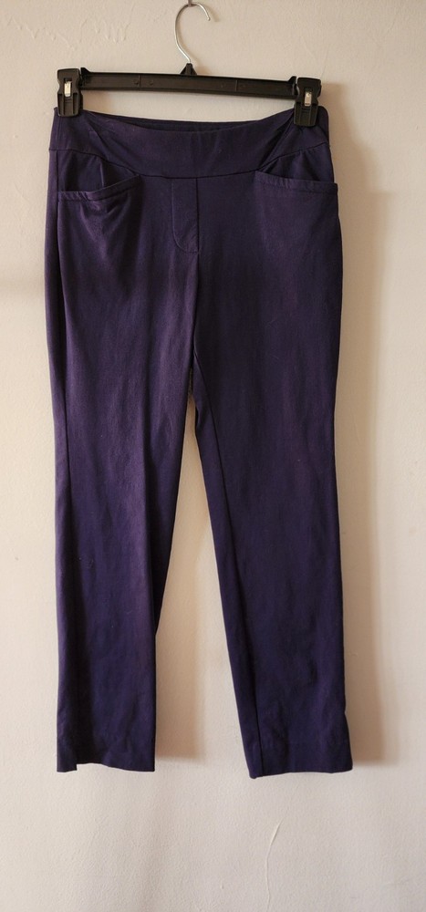Spartina 449 Maren Pull On Pants Navy Blue Stretch Size Medium