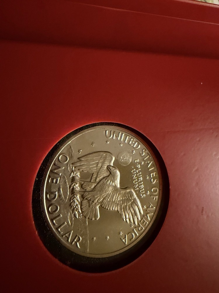 1971-S Eisenhower Proof Silver Dollar Gem Mint issue Brown box 40% Silver Coin