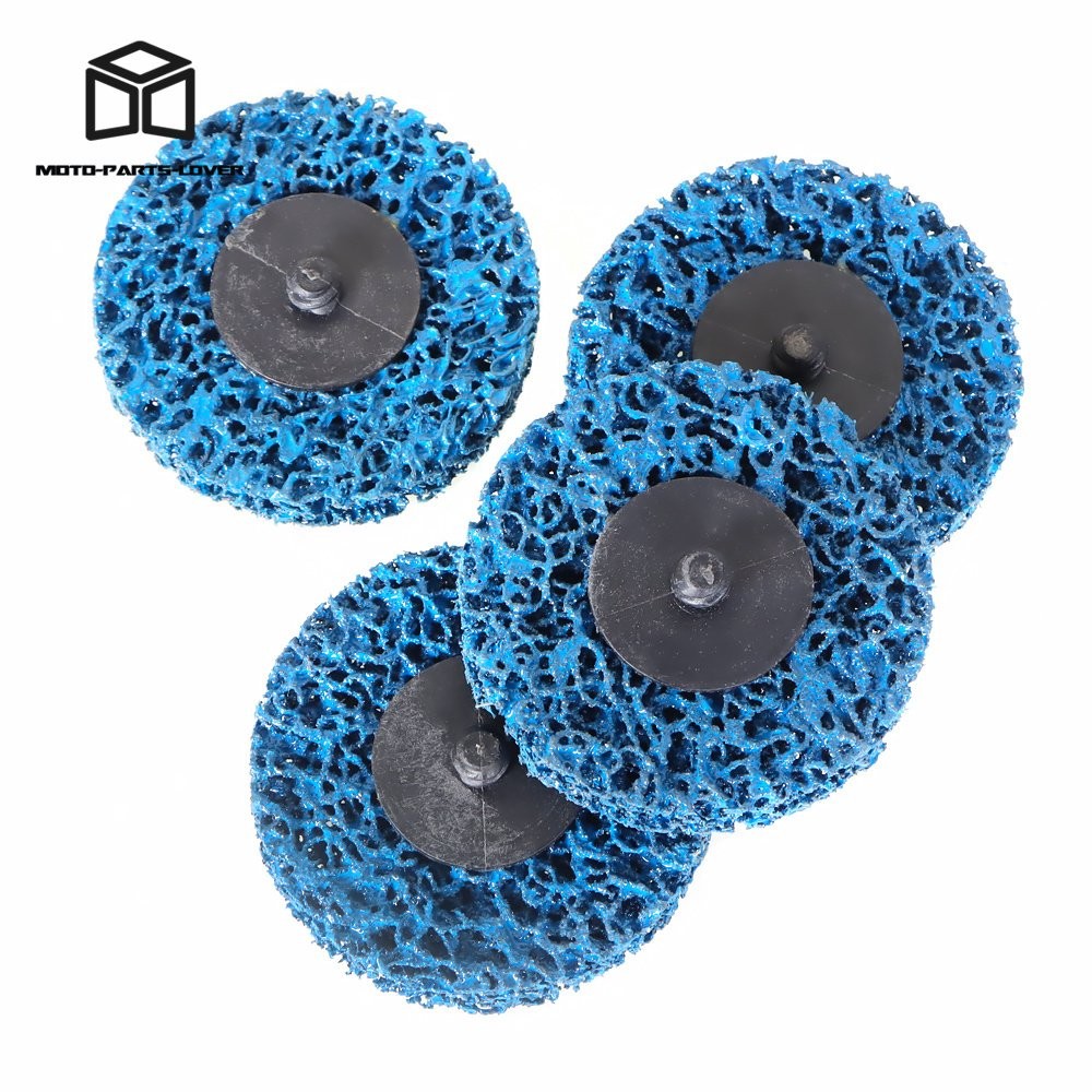 25 Pack 3 Inch Quick Change Easy Strip & Clean Discs For Paint Rust Blue