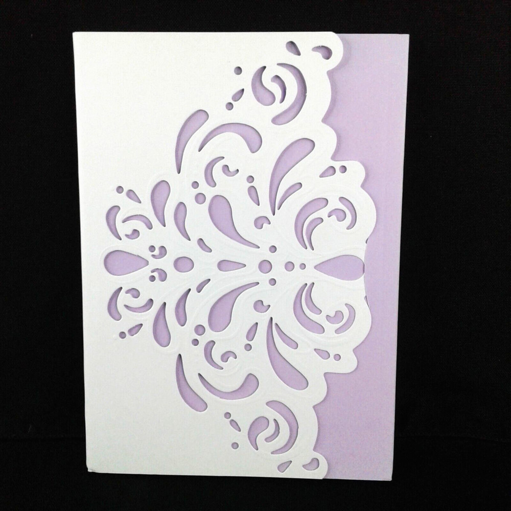 Fancy Notebook Journal Lined Fold Closure Lacy Chic Victorian 60 Sheets C7-1513