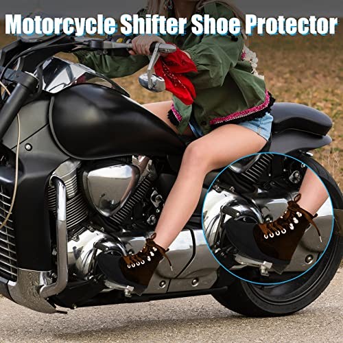 2 Pack Motorcycle Shoe Protector - Shifter Cover & Boot Protector for Men &