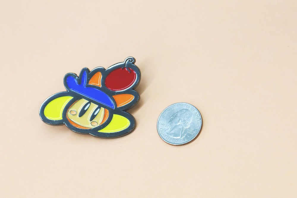 Kirby & Waddle Dee Custom Enamel Pins Nintendo