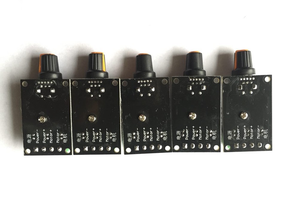 5 PCs Mini DC 6V/12V/24V/28V 3A PWM Motor Speed Regulator Controller