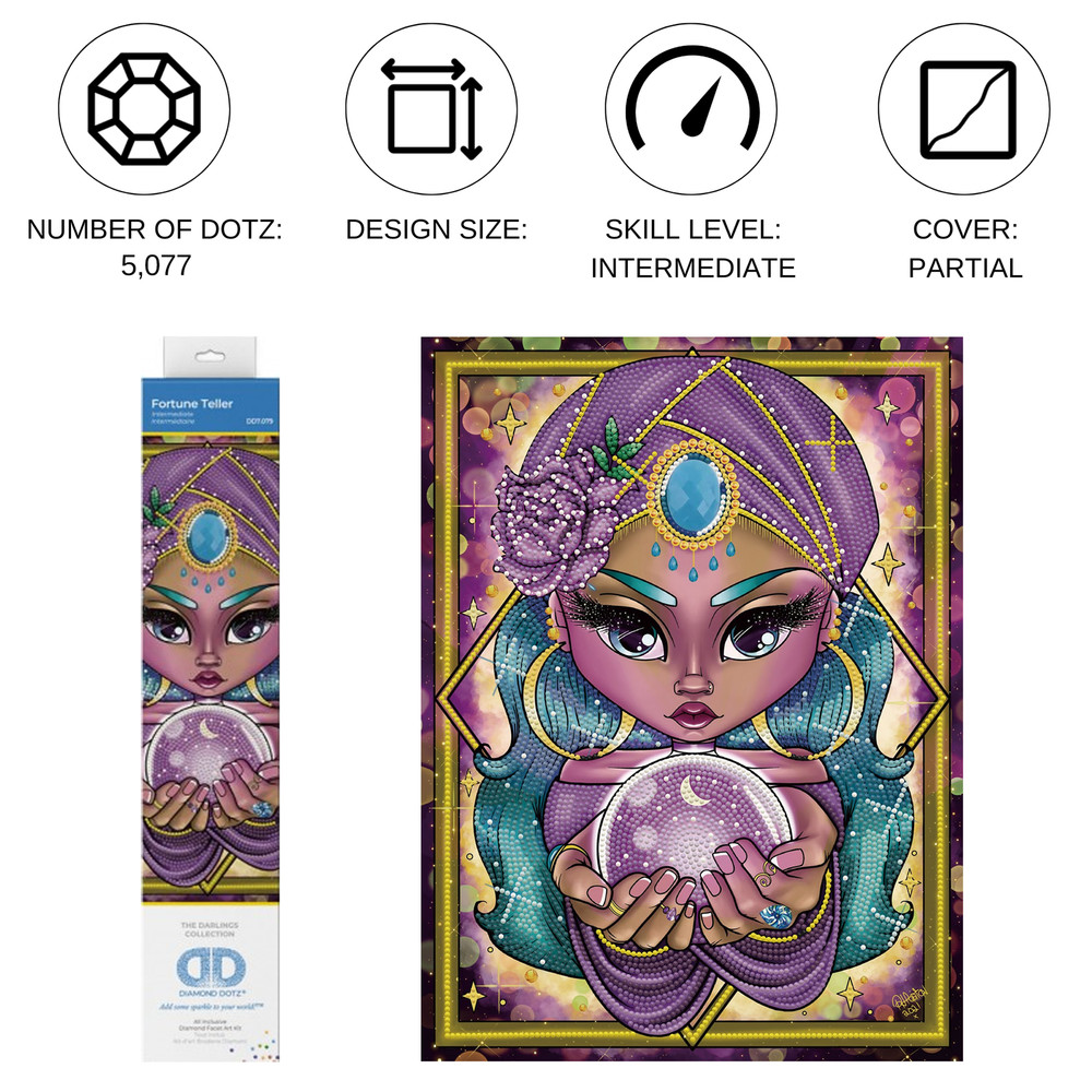 Diamond Dotz Fortune Teller Diamond Painting Kit