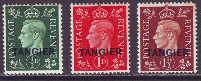 Tangier 1937 SC 515-517 MH Set