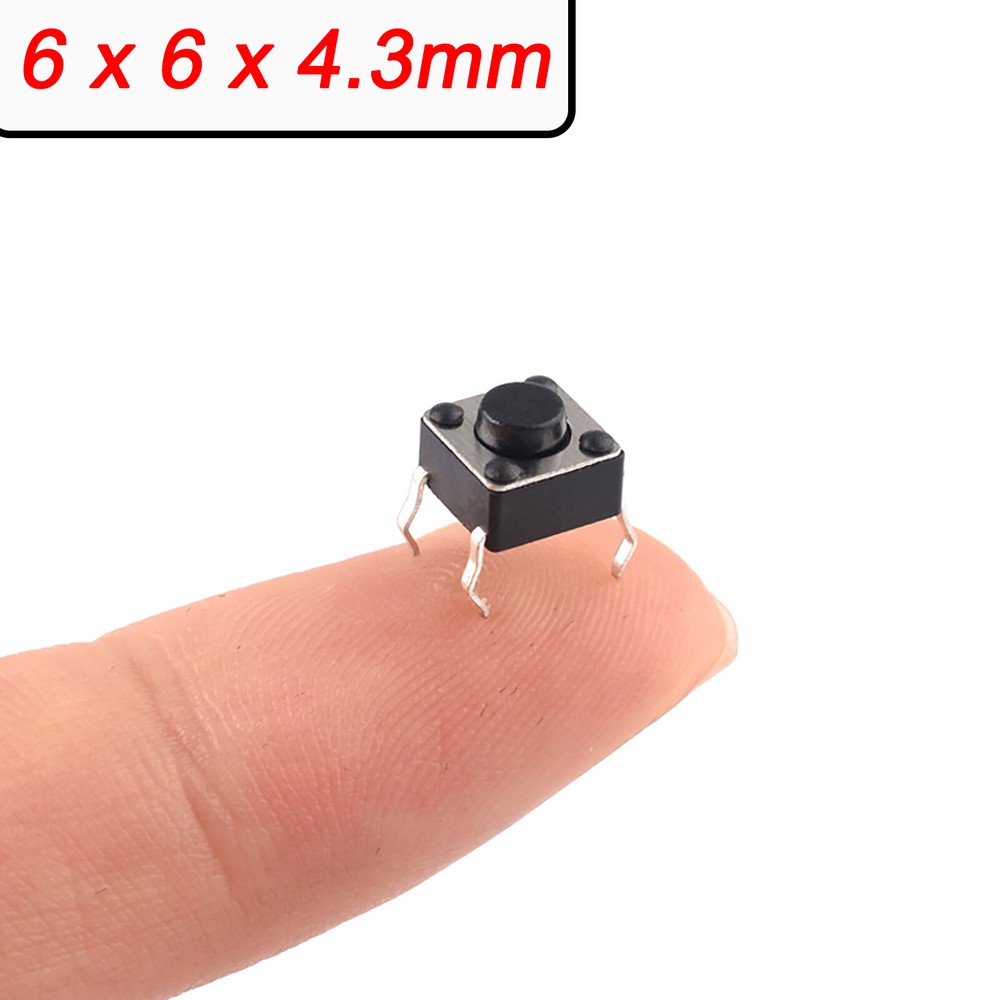 Momentary Tactile Push Button Switch 6*6*(4.3-15mm) Mini Micro Small PCB Mounted