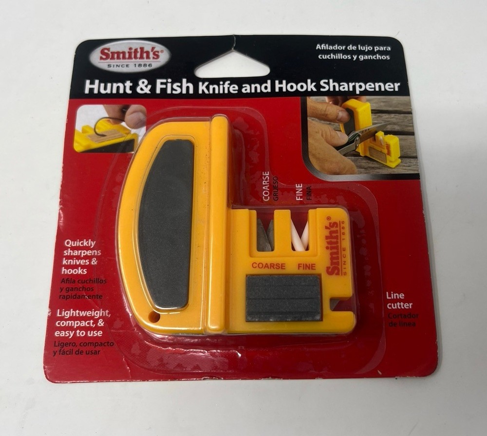 Smith's® Hunt & Fish Knife & Hook Sharpener Lightweight Durable
