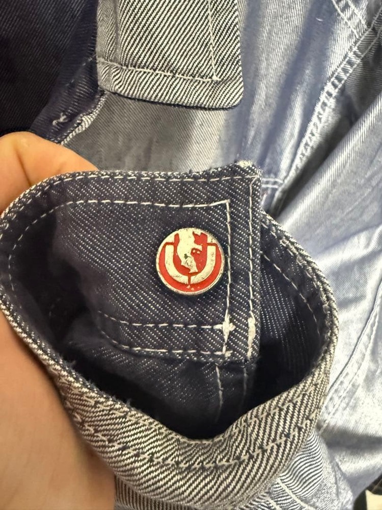 ECKO UNLTD. Shiny Denim Jacket y2k