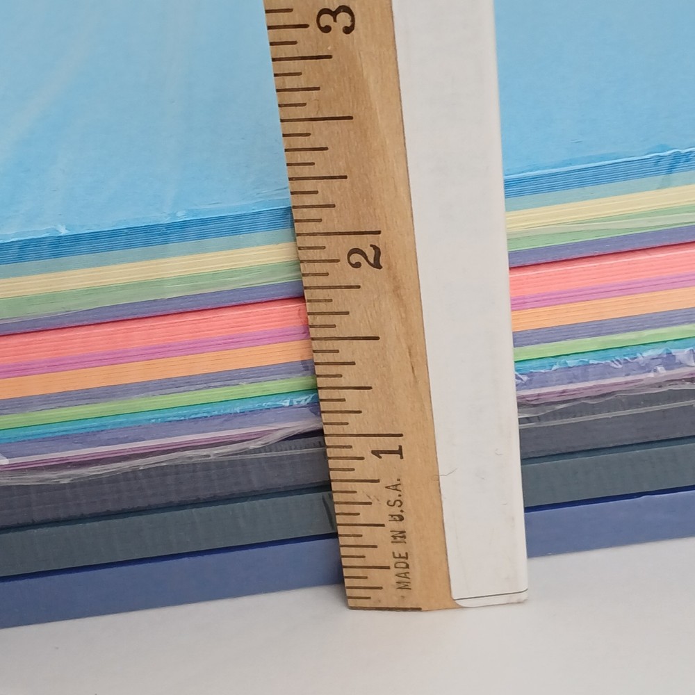 8 1/2 x 11 Cardstock Assorted Seaside Bright Blues Partial Packages