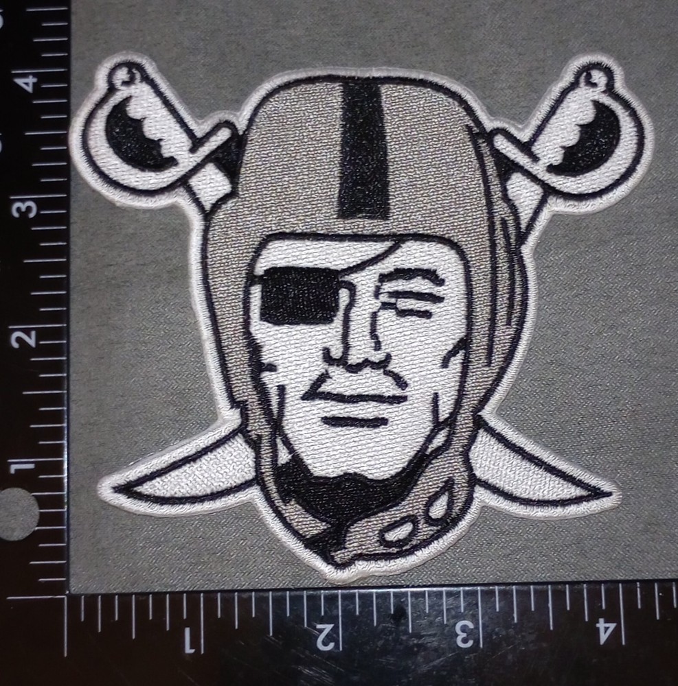 LAS VEGAS RAIDERS IRON ON EMBROIDERED PATCH