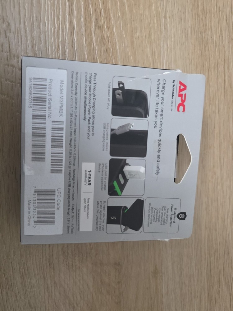 APC Mobile Power Pack, Model M3PMBK