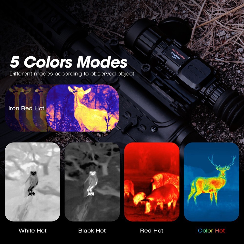 Newest 384x288 Thermal Monocular Night Vision Scope Multi-Function Thermal Scope