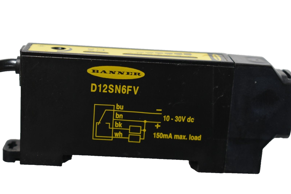Banner Engineering D12SN6FV Fiber Optic Sensor
