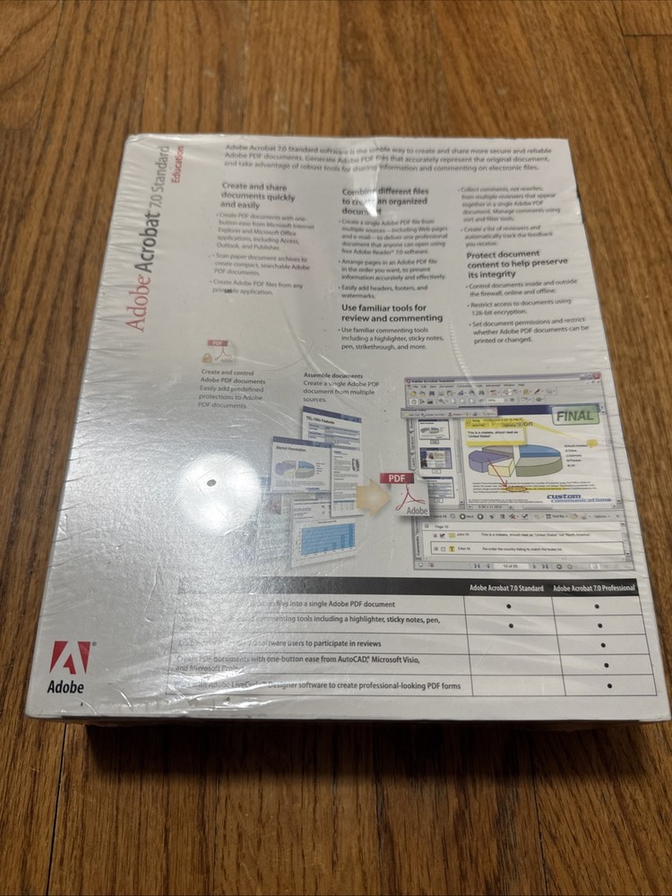Adobe Acrobat 7.0 Standard Education Version Software