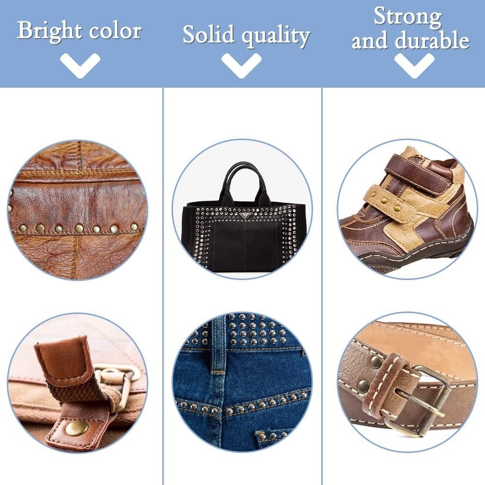 240 Set Leather Craft Double Cap Rivets