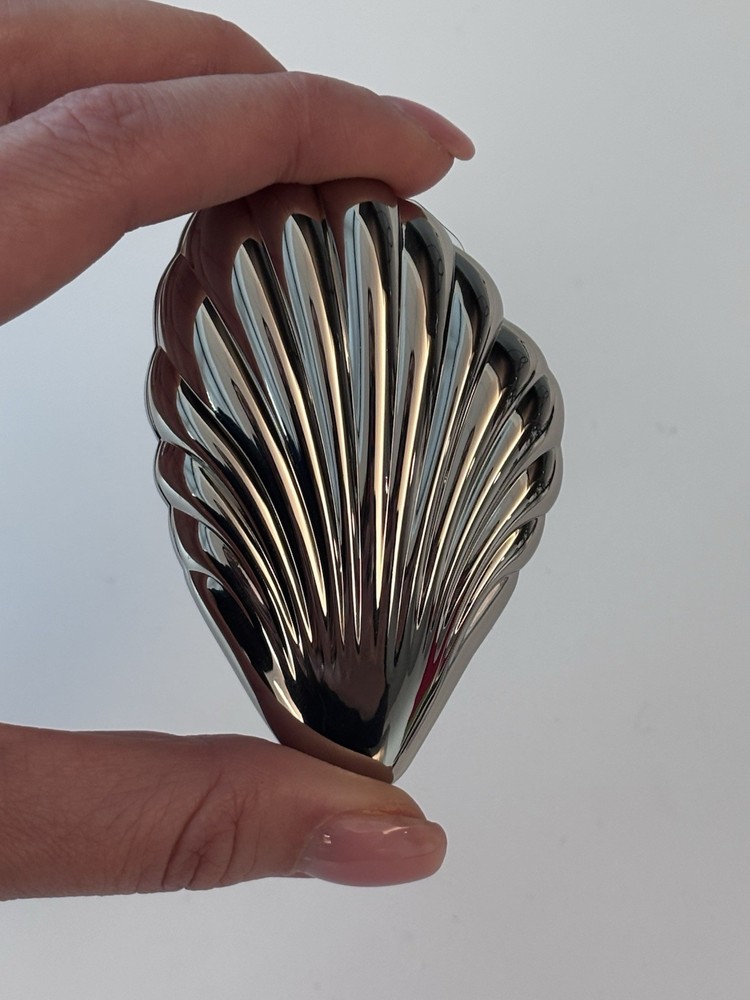 Double Sided Shell Pocket Compact Mirror