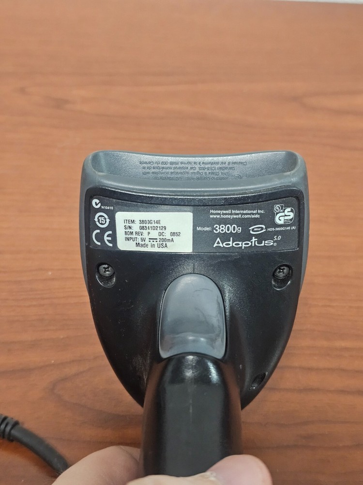 HONEYWELL Adaptus 3800g USB Barcode Scanner - TESTED