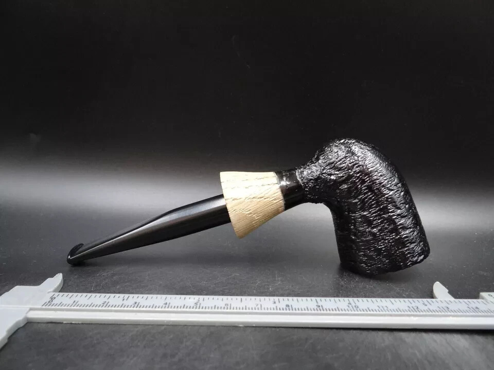 TURKIEWICZ BLACK OAK (MORTA) HAND MADE CALABASH PIPE 78