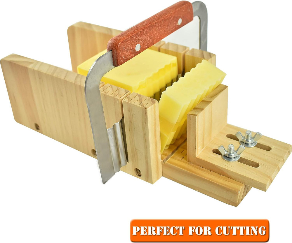 Loaf Soap Making Cutting Mold Kit Multi-Function Adjustable Wood Soap Mold Set -