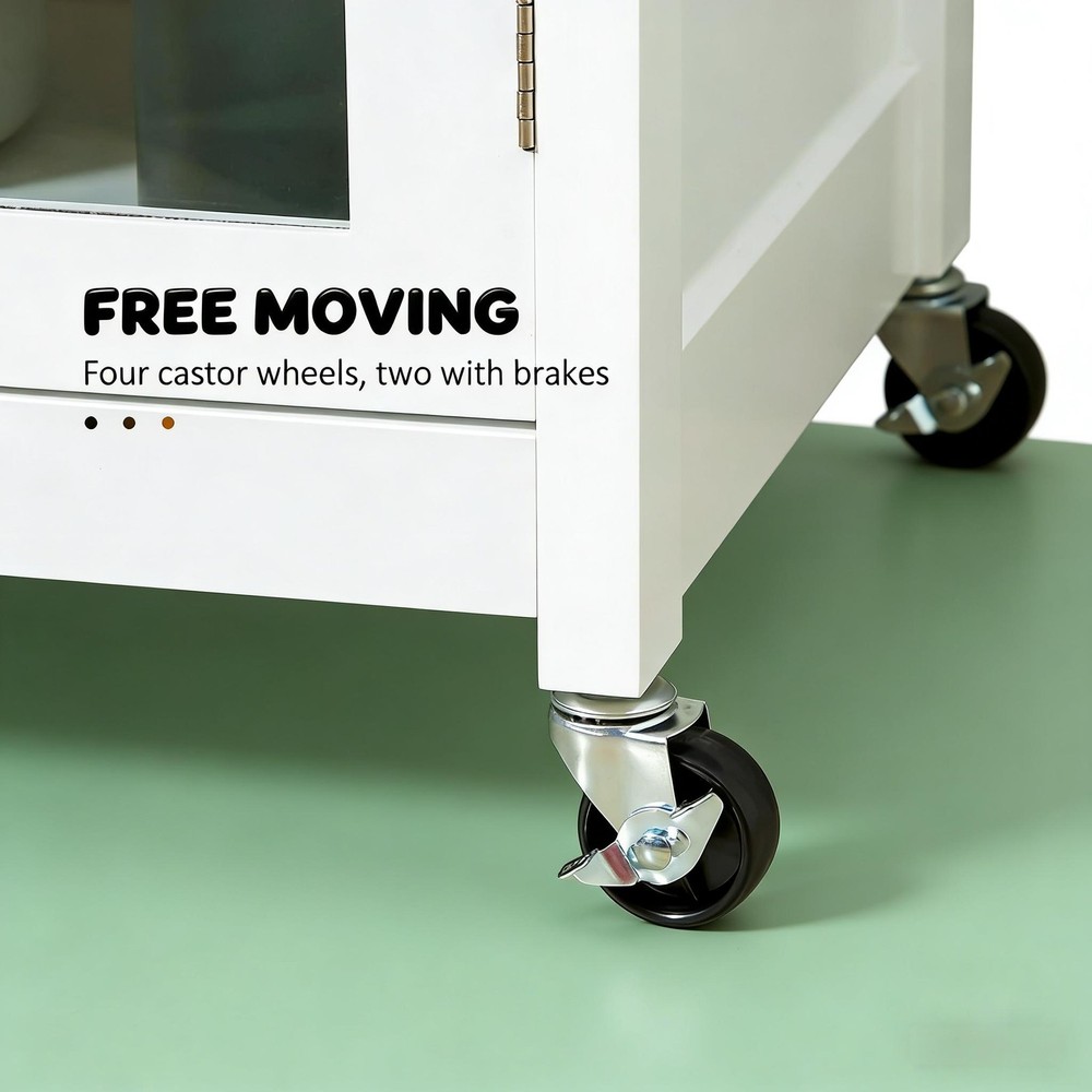 Mobile Kitchen Island,Portable Kitchen Cart