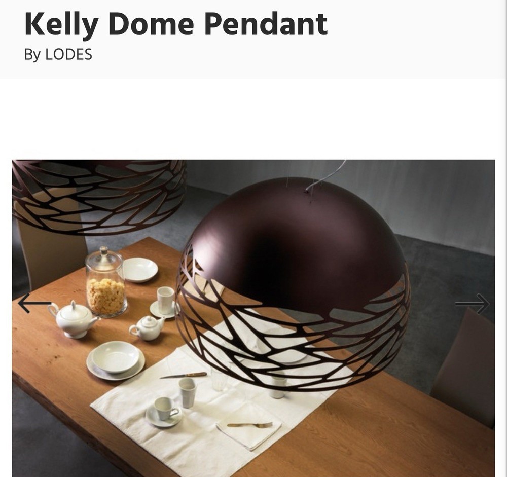 Kelly Dome Pendant
