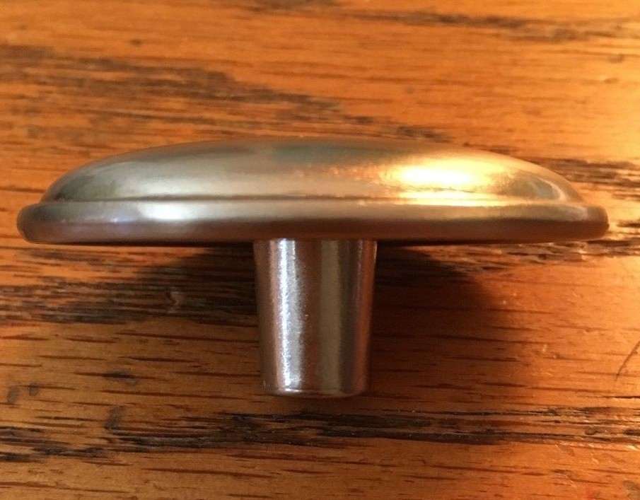 NEW LIBERTY BRUSHED SATIN NICKEL OVAL KNOB KNOBS HANDLE FREE SHIPPING
