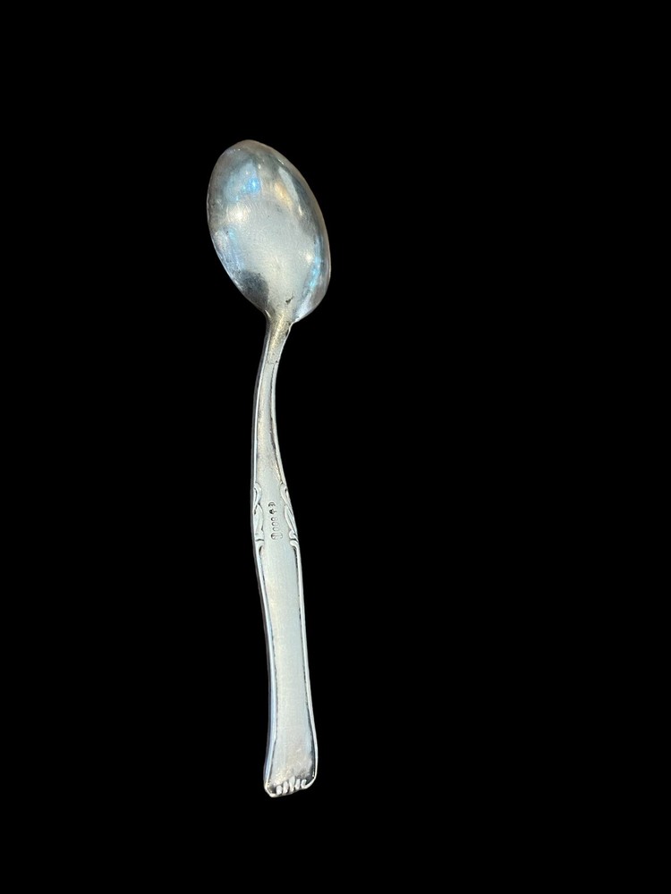 Antique European 800 Silver Tea Caddy Spoon