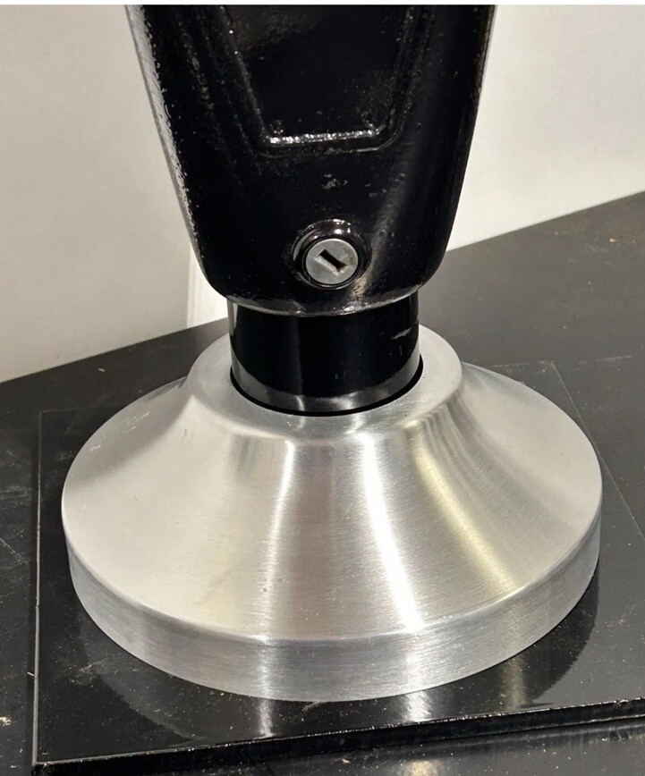 PARKING METER BASE COVER ALUMINUM. SLIPS 2 " PIPE.