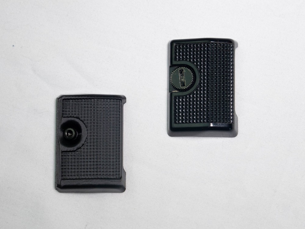 3D Printed Replacement Finger Grip Front Battery Cover For A-1 and AE-1 Program