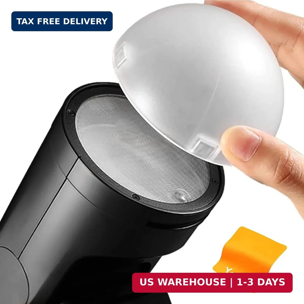 Godox AK-R11 Diffuser Dome for Godox V1 V1Pro V100 Flash Camera Round Head Flash