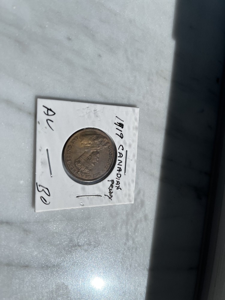 1897 Canadian Large Cent AU Condition