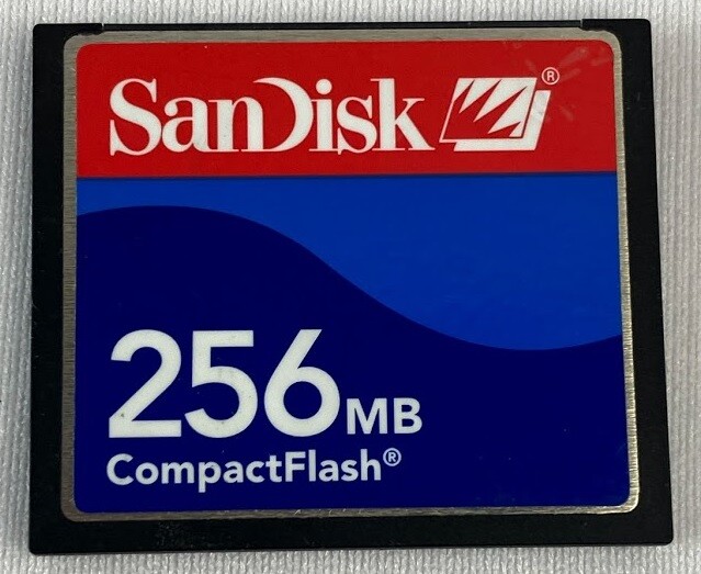 Sandisk SDCFJ-256 CompactFlash Card